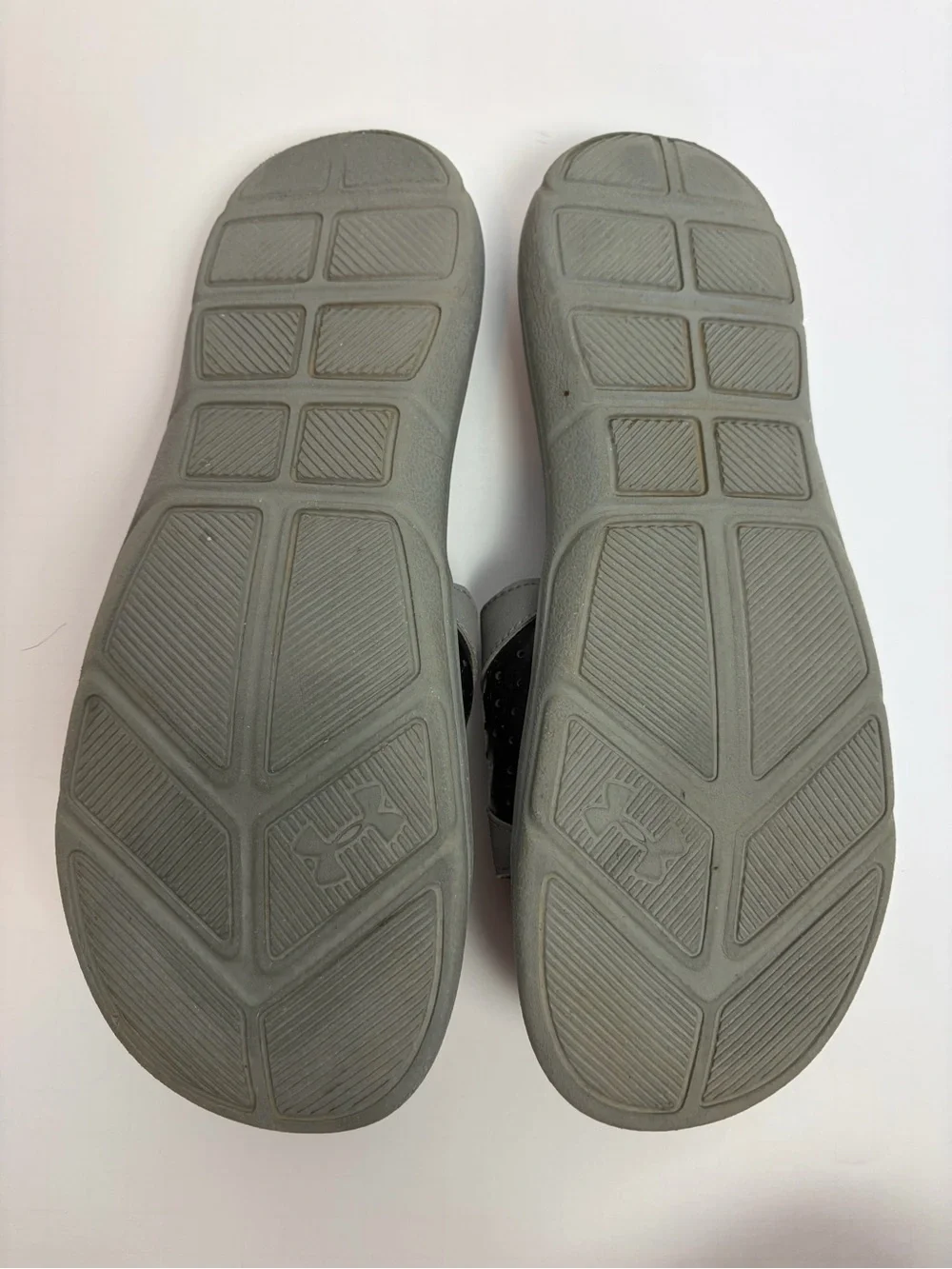Under Armour Grey & Black Slide Sandals
